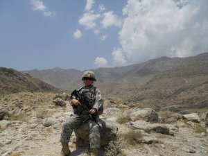 SGT Jenna in Langhman Province, Afghanistan